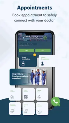 Almoosa Health Group android App screenshot 5